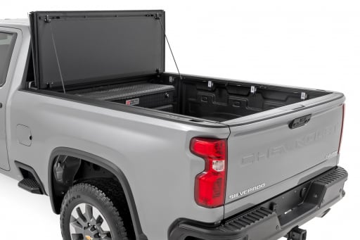 Hard Tri-Fold Flip Up Bed Cover | 6'9" Bed | Chevy/GMC 2500HD (20-24)