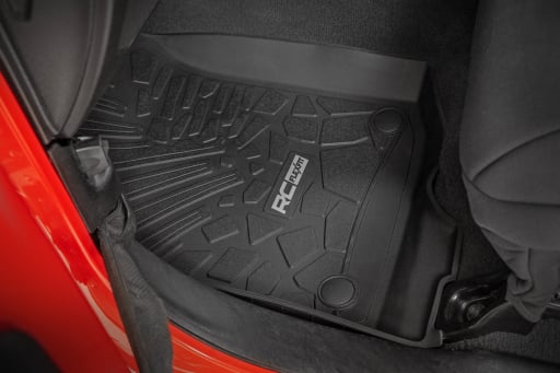 Flex-Fit Floor Mats | FR & RR | RR Lockable | Jeep Gladiator JT 4WD (20-25)