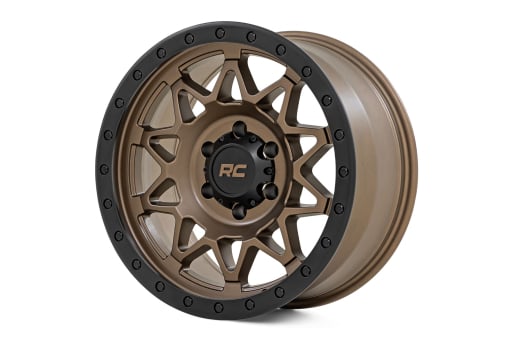 Rough Country 78 Series Wheel | Simulated Beadlock | Bronze/Black | 17x8.5 | 6x135 | +0mm