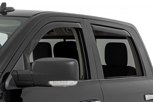 Side Window Deflectors | In Channel Rain Guard | Ram 1500/2500/3500 (10-24 & Classic)