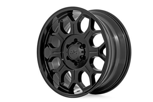 Rough Country 77 Series Wheel | One-Piece | Semi Gloss Black | 20x9 | 6x135 | +18mm