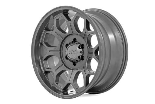 Rough Country 77 Series Wheel | One-Piece | Gunmetal Gray | 20x9 | 6x135 | -12mm