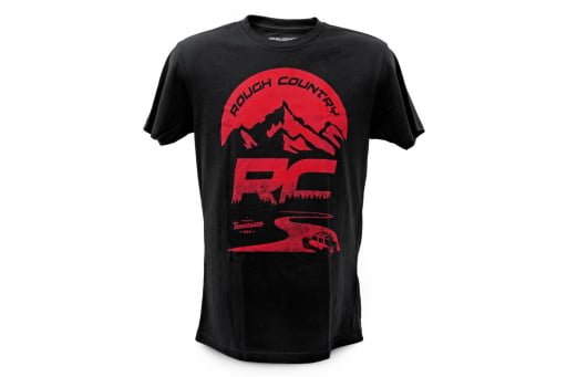 Rough Country T-Shirt | RC Mountains | Black