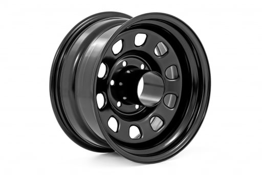 Steel Wheel | Black | 17x9 | 5x5 | 3.30 Bore | -12