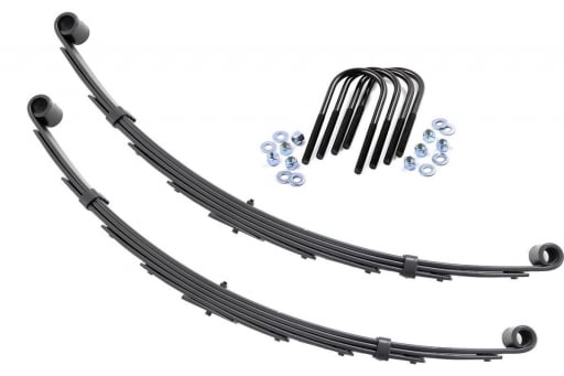Front Leaf Springs | 6" Lift | Pair | Chevy/GMC C10/K10 C15/K15 Truck/Jimmy (73-91)