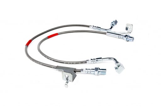 Extended Front Stainless Steel Brake Lines [89360S]