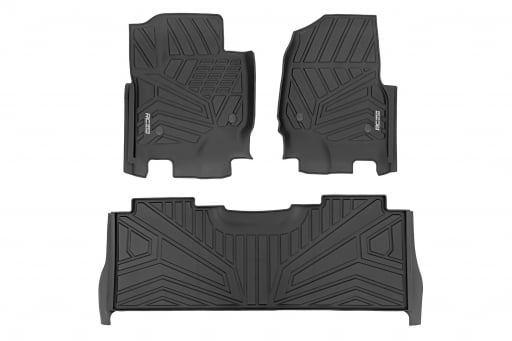 Flex-Fit Floor Mats | Front and Rear | Ford F-250/F-350 Super Duty (17-24)