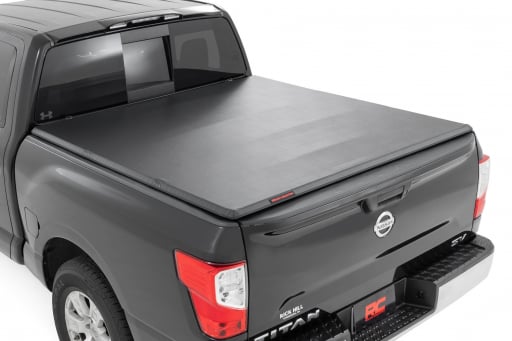 Soft Tri-Fold Bed Cover | 5'7" Bed | Nissan Titan 2WD/4WD (17-24)