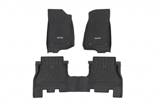 Flex Fit Floor Mats | 4 Door | Jeep Wrangler Unlimited 4WD (18-24)