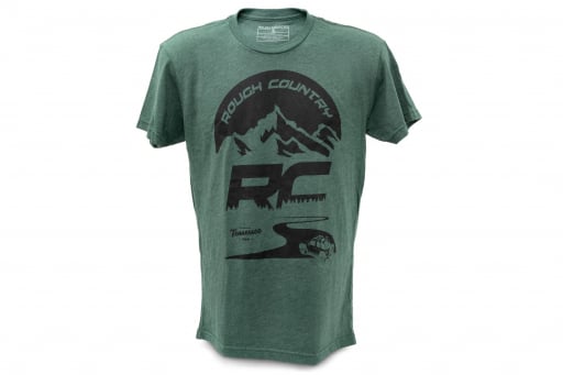 Rough Country T-Shirt | RC Mountains | Forest Green