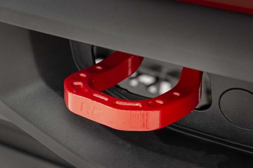 Tow Hooks | Forged | Red | Chevy Silverado 1500 2WD/4WD (2019-2023)