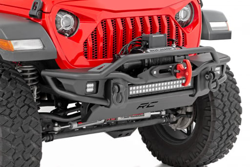 Front Winch Bumper | Tubular | Skid Plate | Jeep Gladiator JT/Wrangler JK & JL 