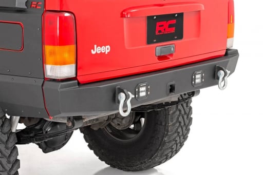 Rear LED Bumper for 84-01 Jeep XJ Cherokee [110504]