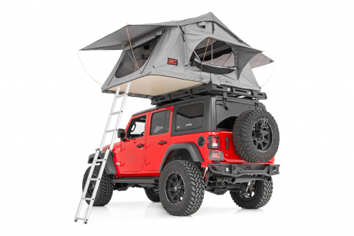 Roof Top Tent | Rack Mount | 12 Volt Accessory w/Ladder Extension & LED Light Kit