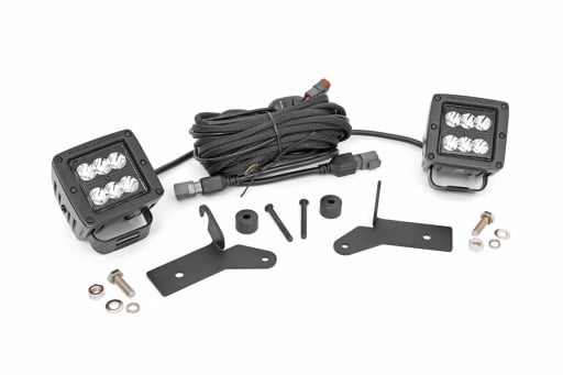 Jeep Wrangler JL 2in Black Series LED Lower Windshield Kit [70052]