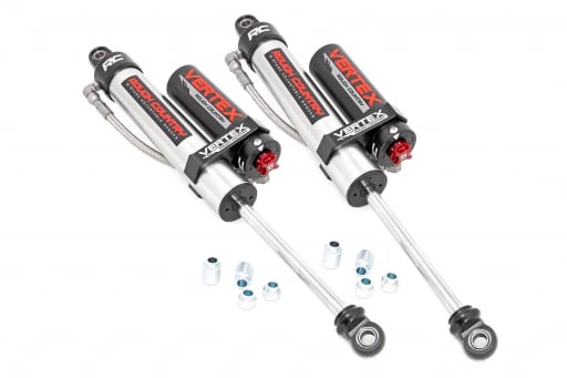 Front Adjustable Vertex Reservoir Shocks for 2018-2019 Jeep Wrangler JL with 2-3 inches of Lift [689008]
