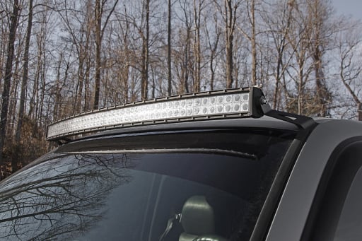 Upper Windshield 50in Curved LED Light Bar Mounting Brackets [70521]