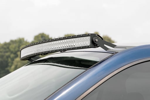 Upper Windshield 54in Curved LED Light Bar Mounting Brackets [70538]