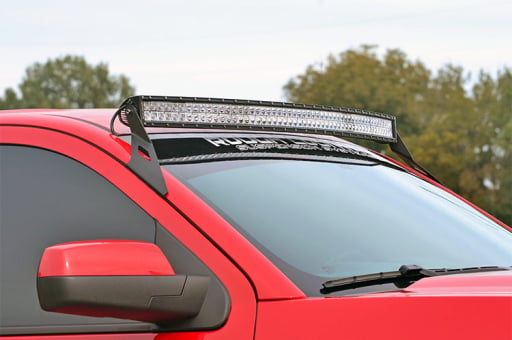 Chevy w/ 54-inch Curved LED Mounting Brackets