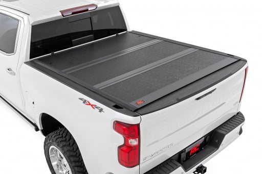 Hard Low Profile Bed Cover | 6'9" Bed | Rail Caps | Chevy/GMC 2500HD/3500HD (20-24)