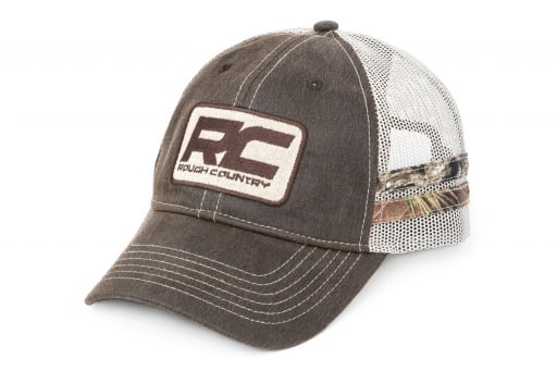 Rough Country Hat | Mesh | Rough Country Patch | Brown/Camo