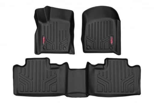 Heavy Duty Fitted Floor Mat Set (Front/Rear) for 13-19 Jeep Grand Cherokee WK2 [M-60300]
