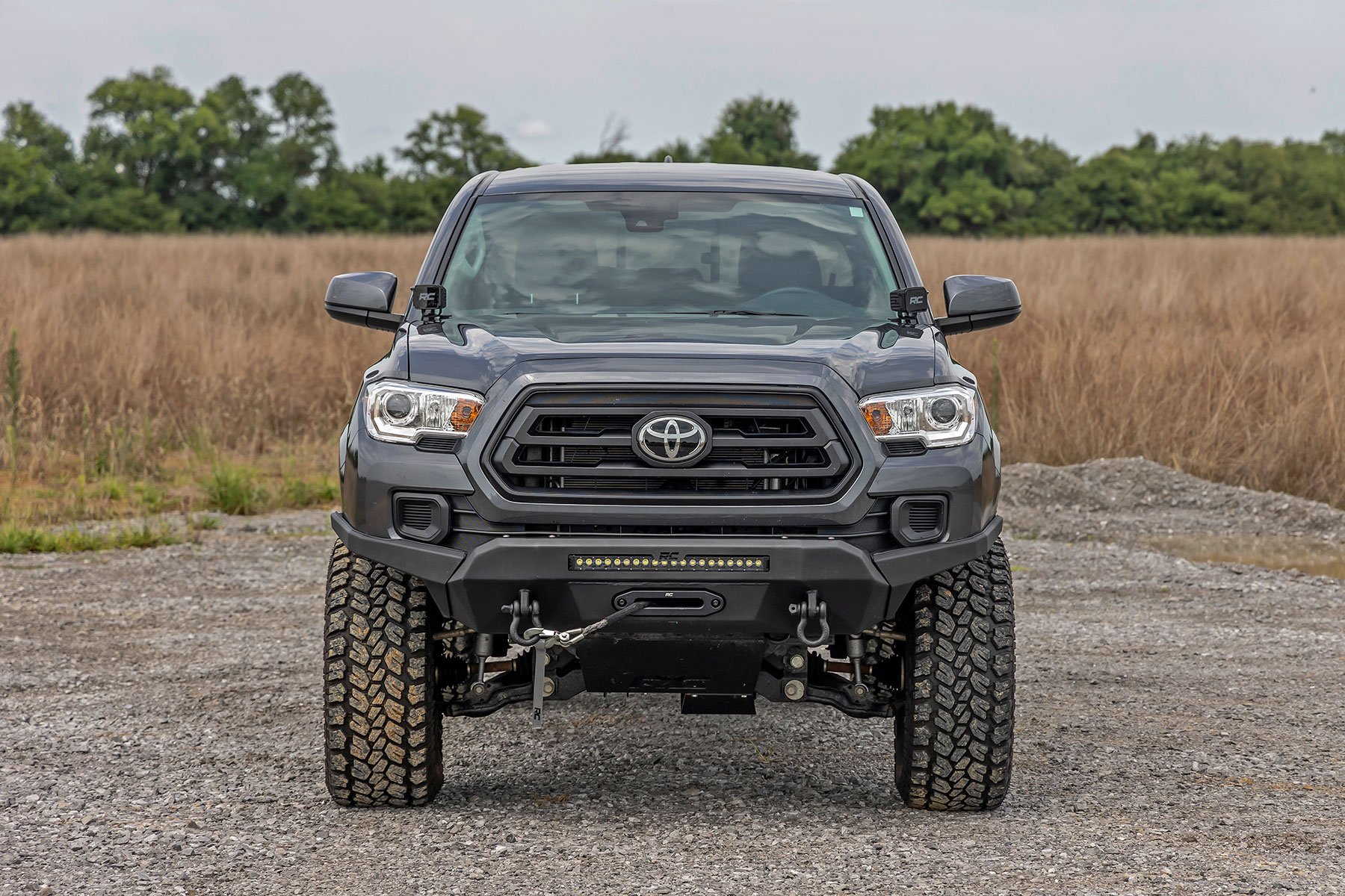 2017 toyota tacoma winch bumper hotsell