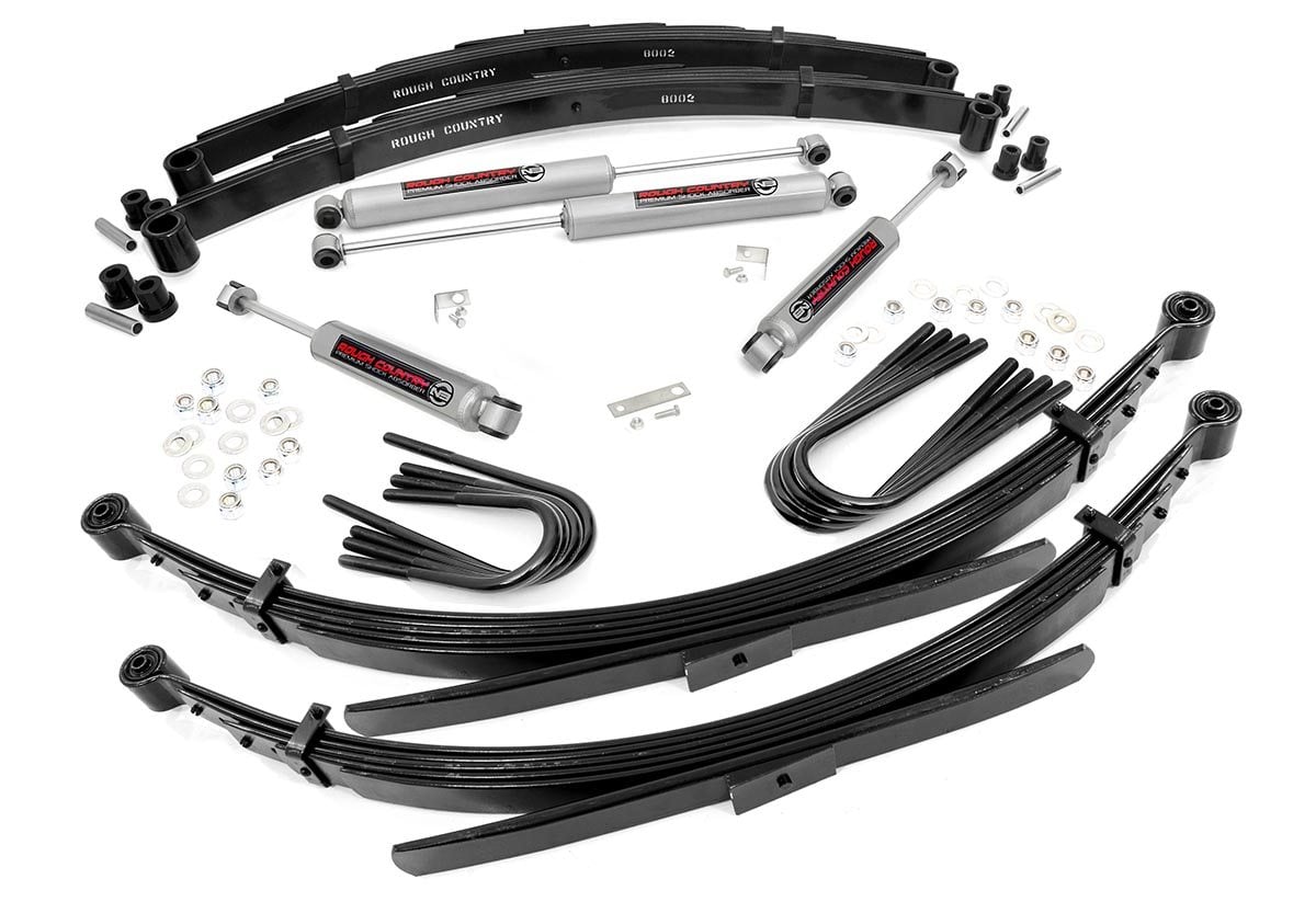 2 Inch Lift Kit 52 Inch RR Springs GMC HalfTon Suburban/Jimmy 4WD (8891) Rough Country