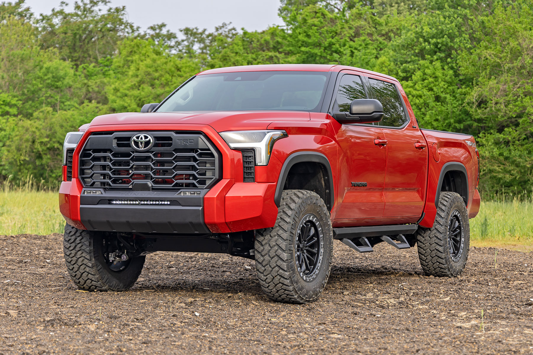 SRX2 Adj Aluminum Steps CrewMax Toyota Tundra 2WD 4WD 22 23 