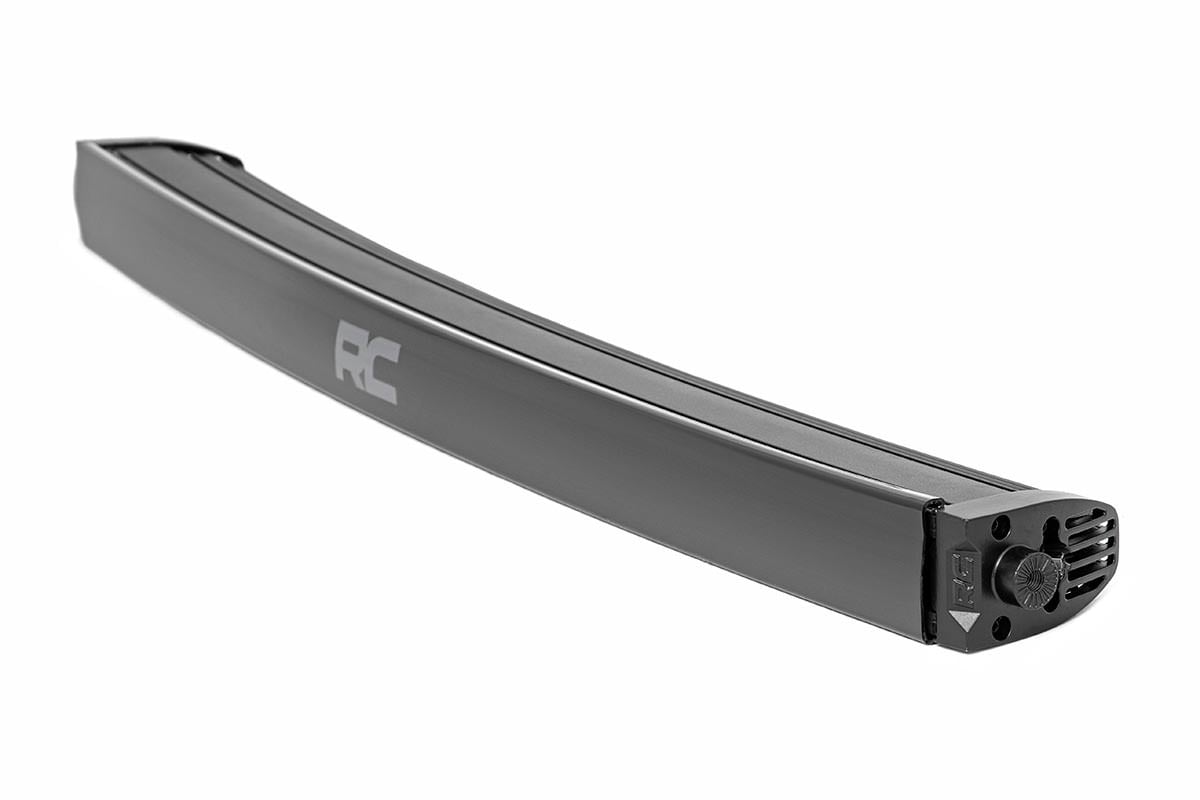 30 Inch Black Series LED Light Bar | Curved | Single Row | Cool
