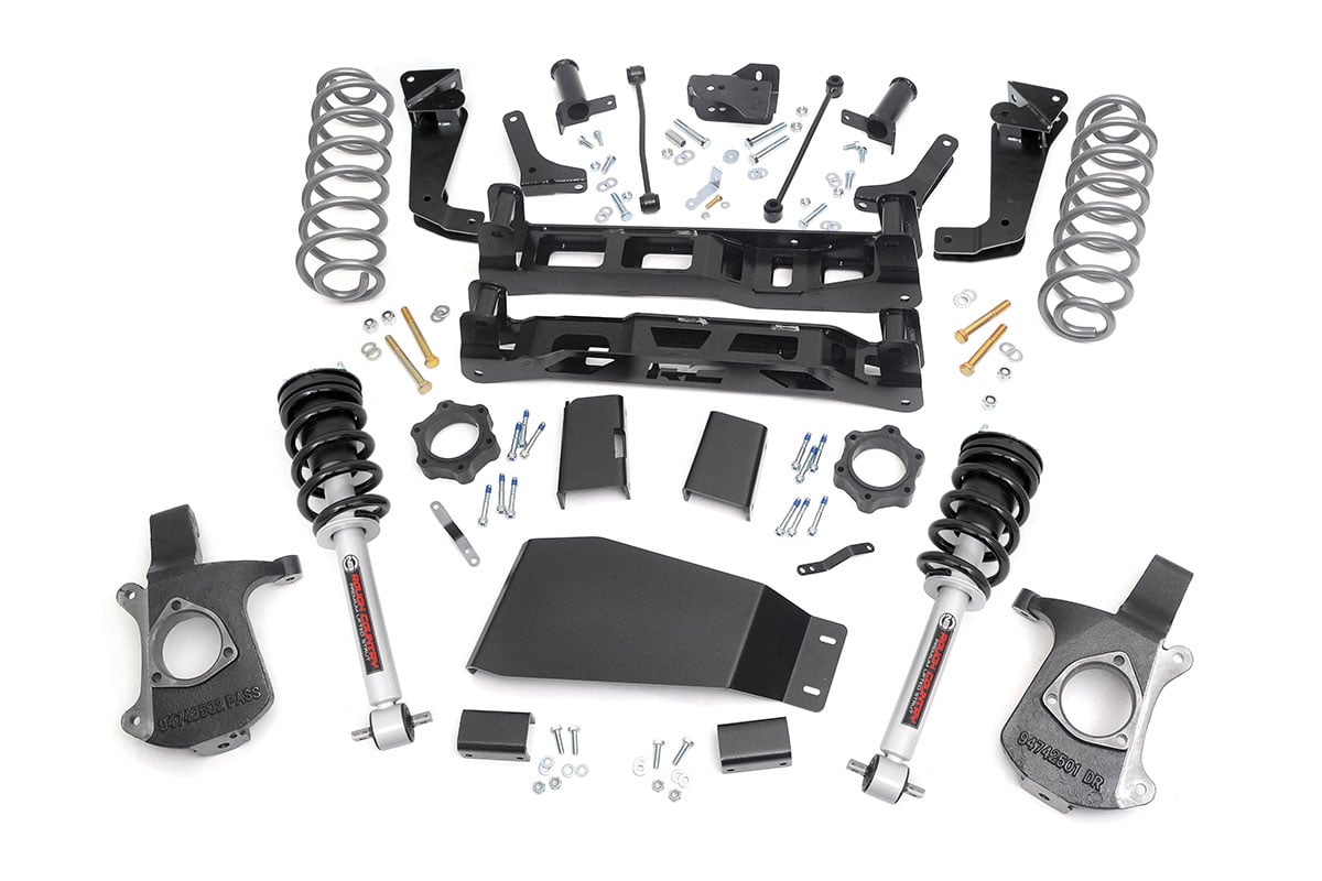 Rough Country 7 in. Lift Kit, Vertex Coilovers - 28750