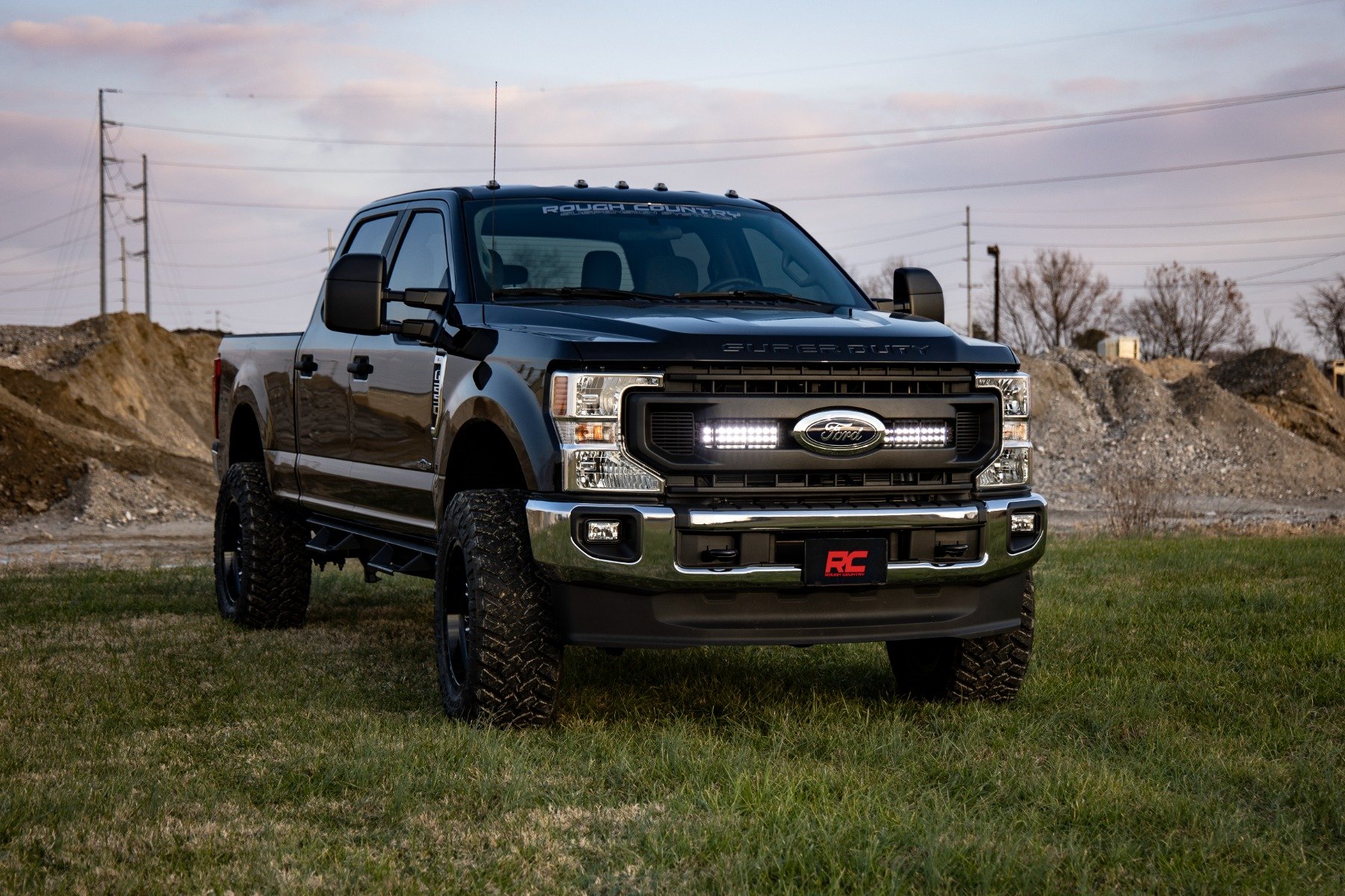 LED Light Kit | Grille Mount | 10 Inch Black | Slimline | Ford F-250 ...