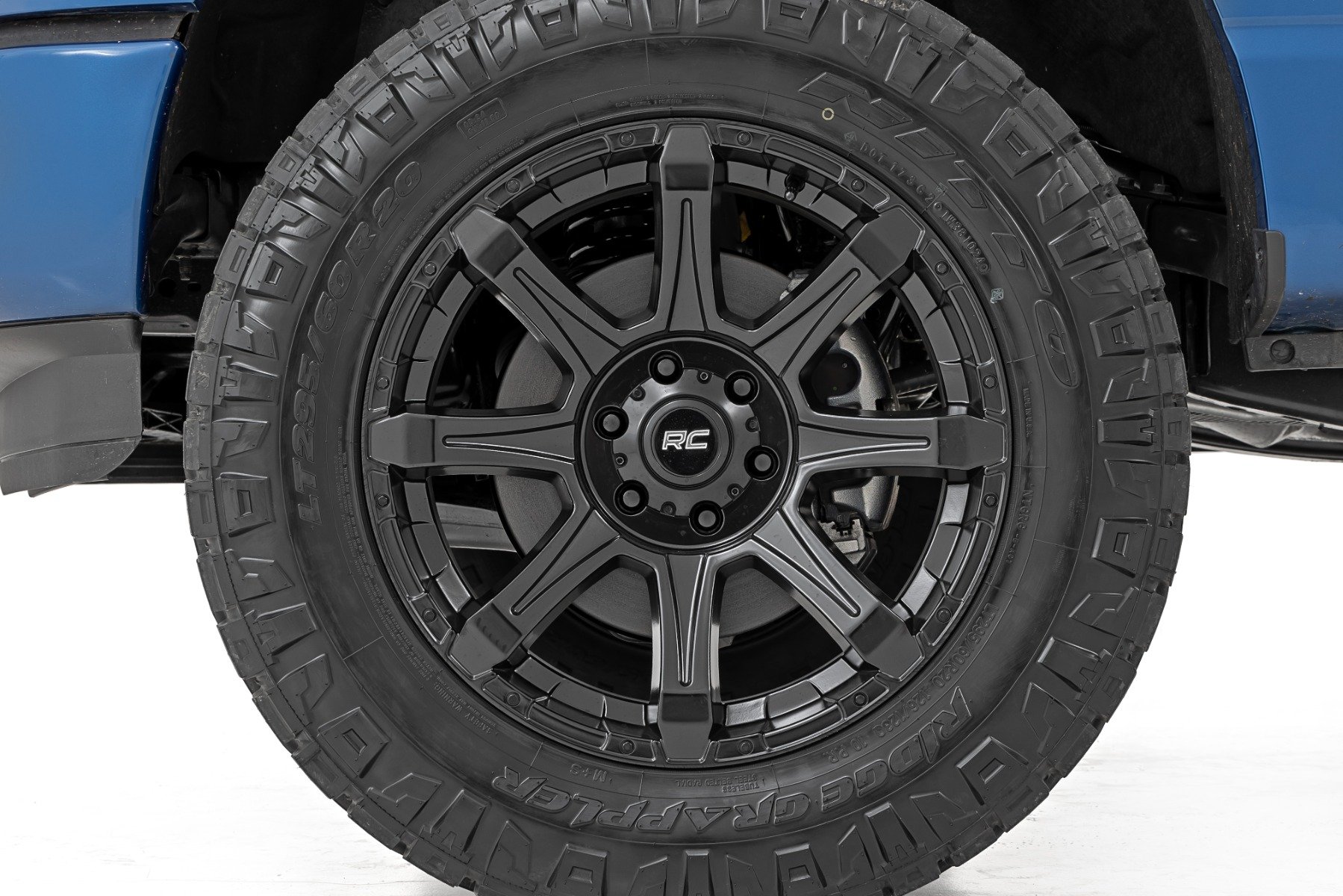 Rough Country 81 Series Wheel | One-Piece | Semi Gloss Black