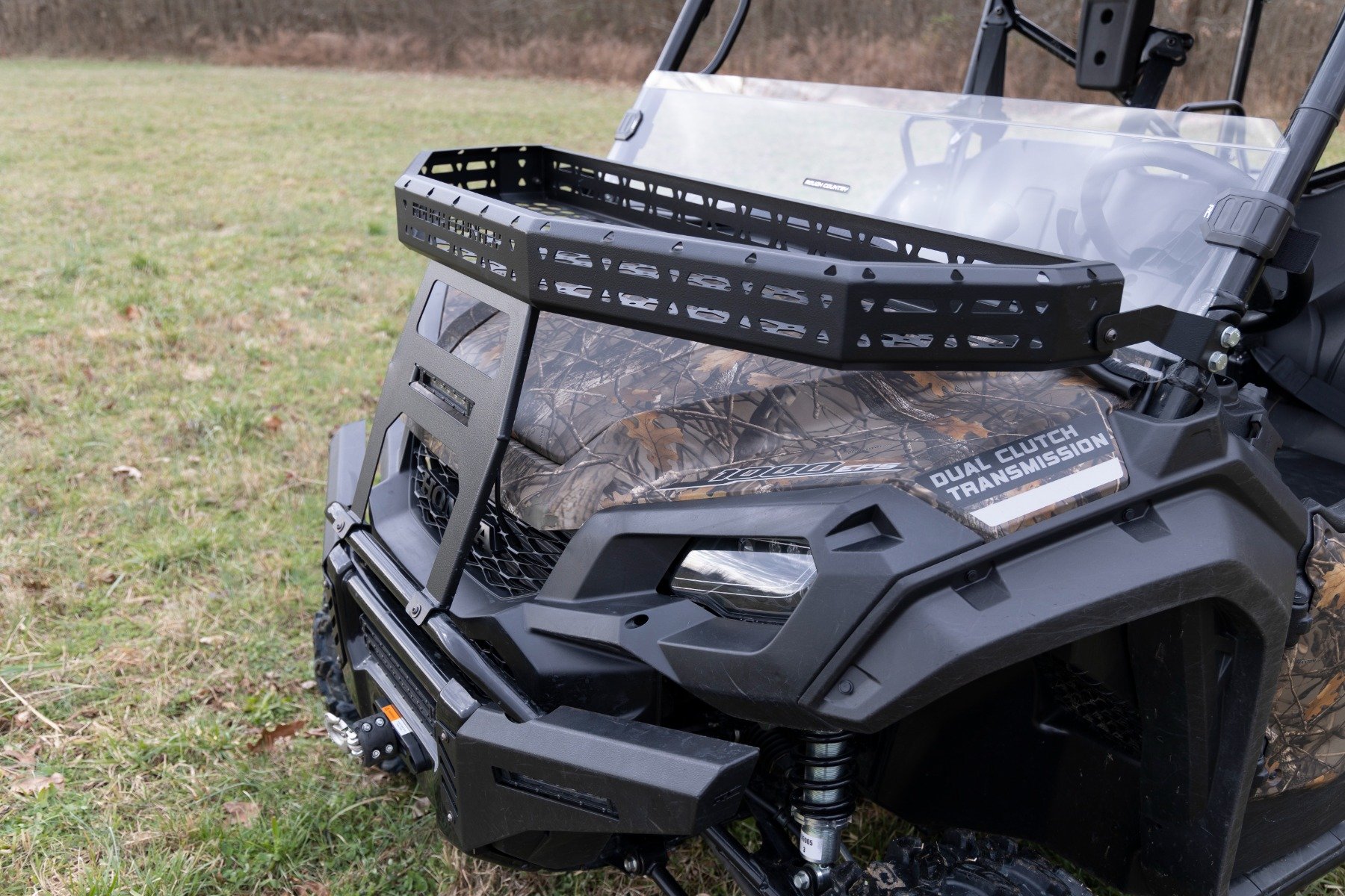 Front Cargo Rack Black Series LED 6" Light Slime Line Honda Pioneer 1000/Pioneer 10005