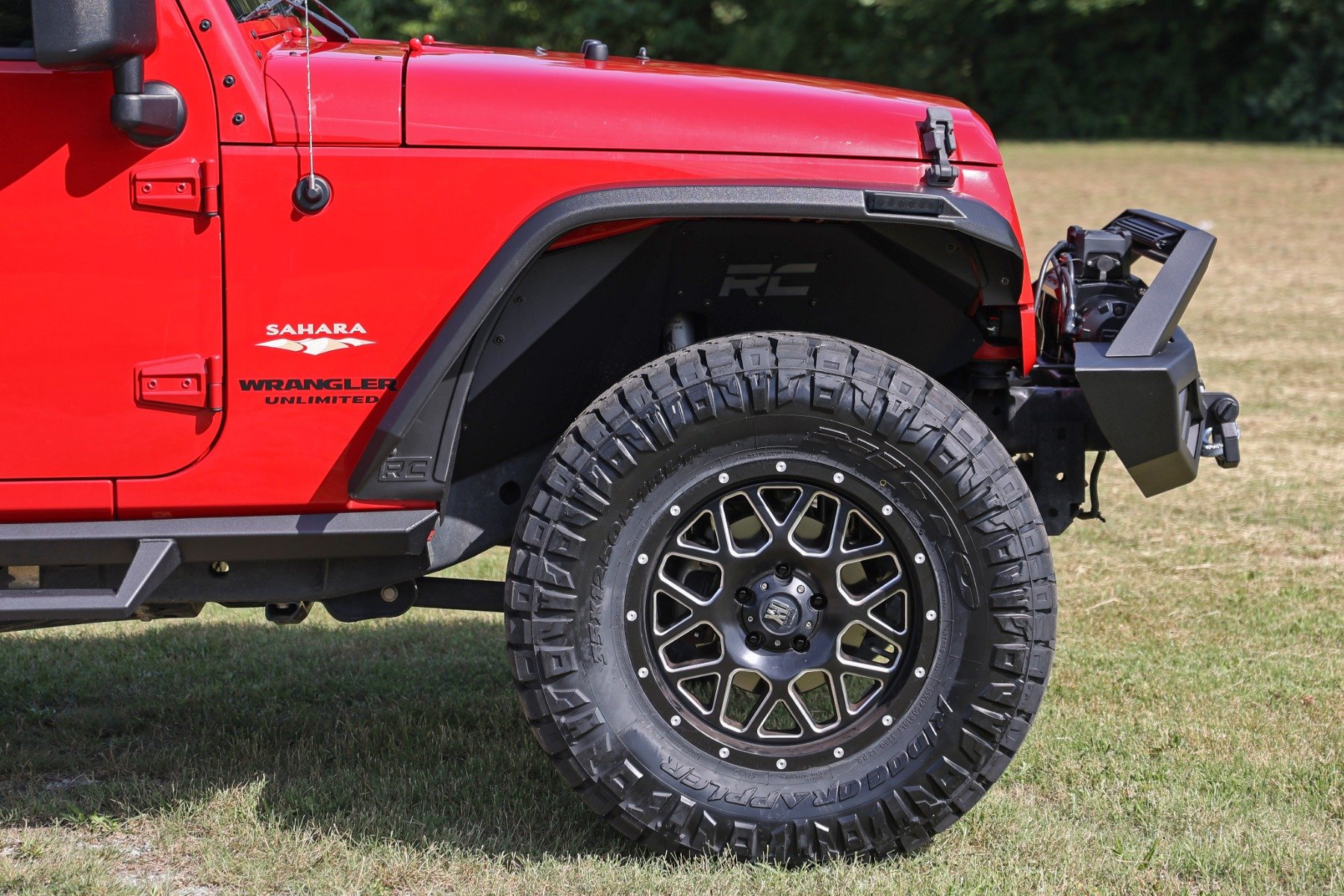 High Clearance LED Flat Fender Flare Kit | UV Treated | Jeep Wrangler JK  (07-18)