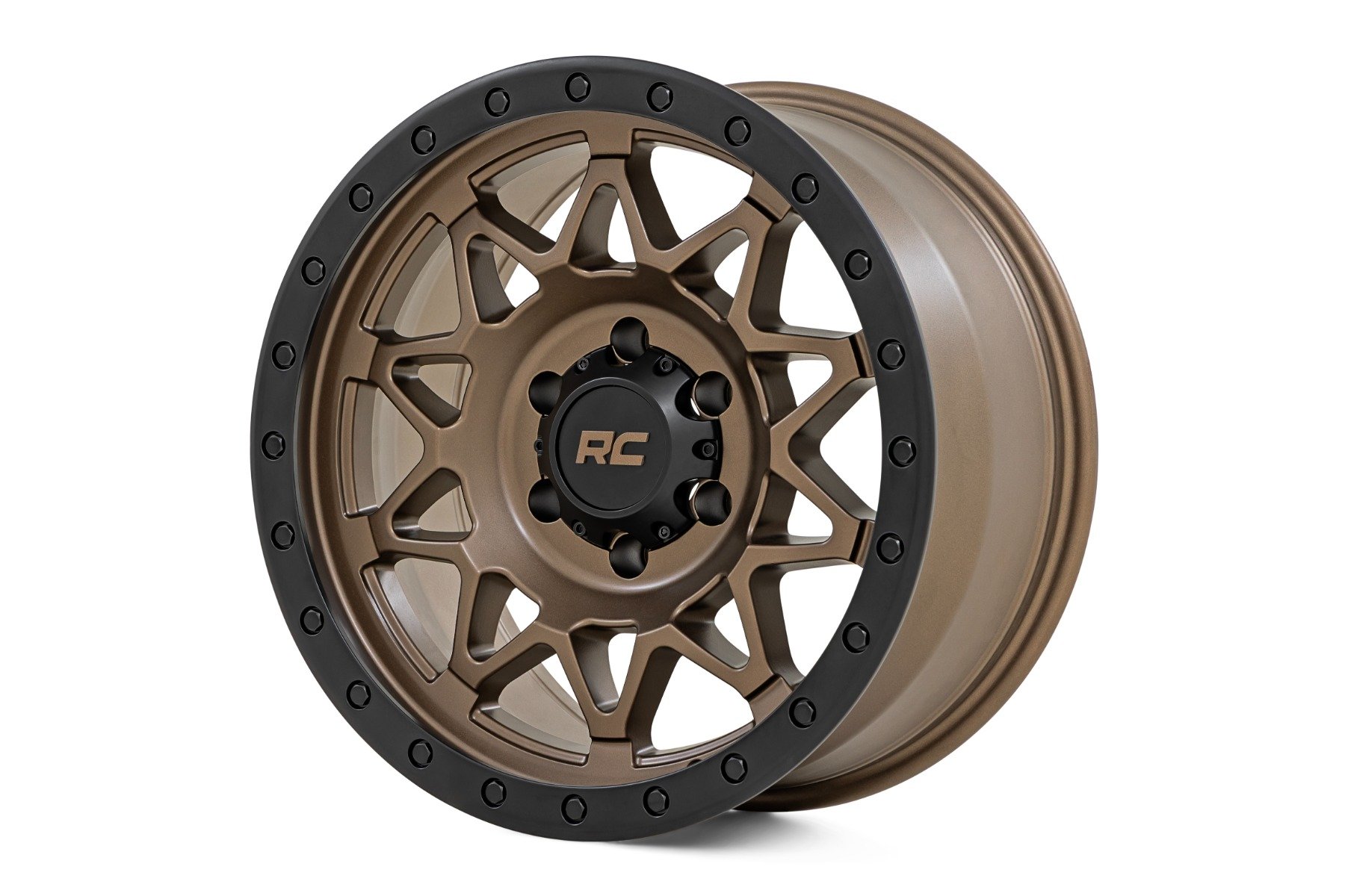 Rough Country 78 Series Wheel | Simulated Beadlock | Bronze