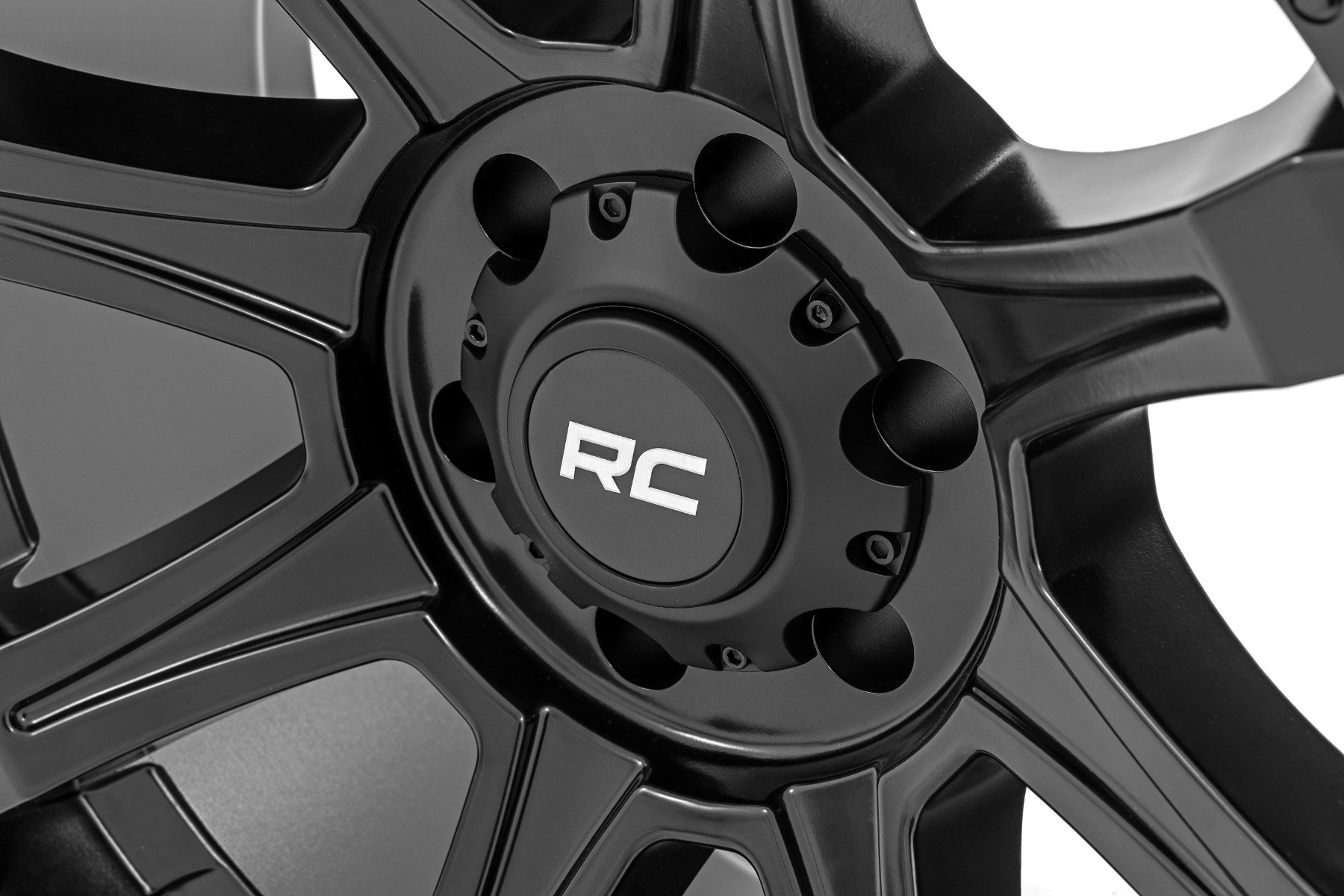 Rough Country 81 Series Wheel | One-Piece | Semi Gloss Black