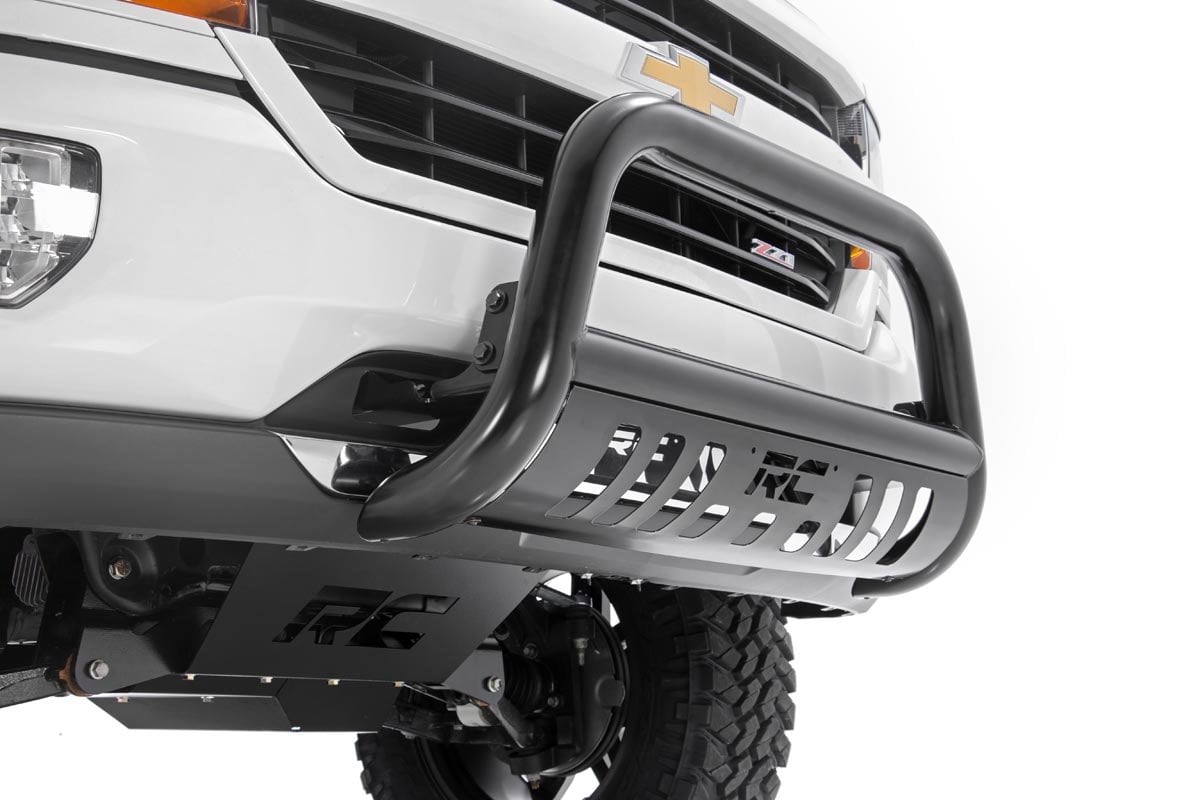 Winch Bumper Black Series LED 6 Light Slime Line - Rough Country 97072 -  Suspension Superstore