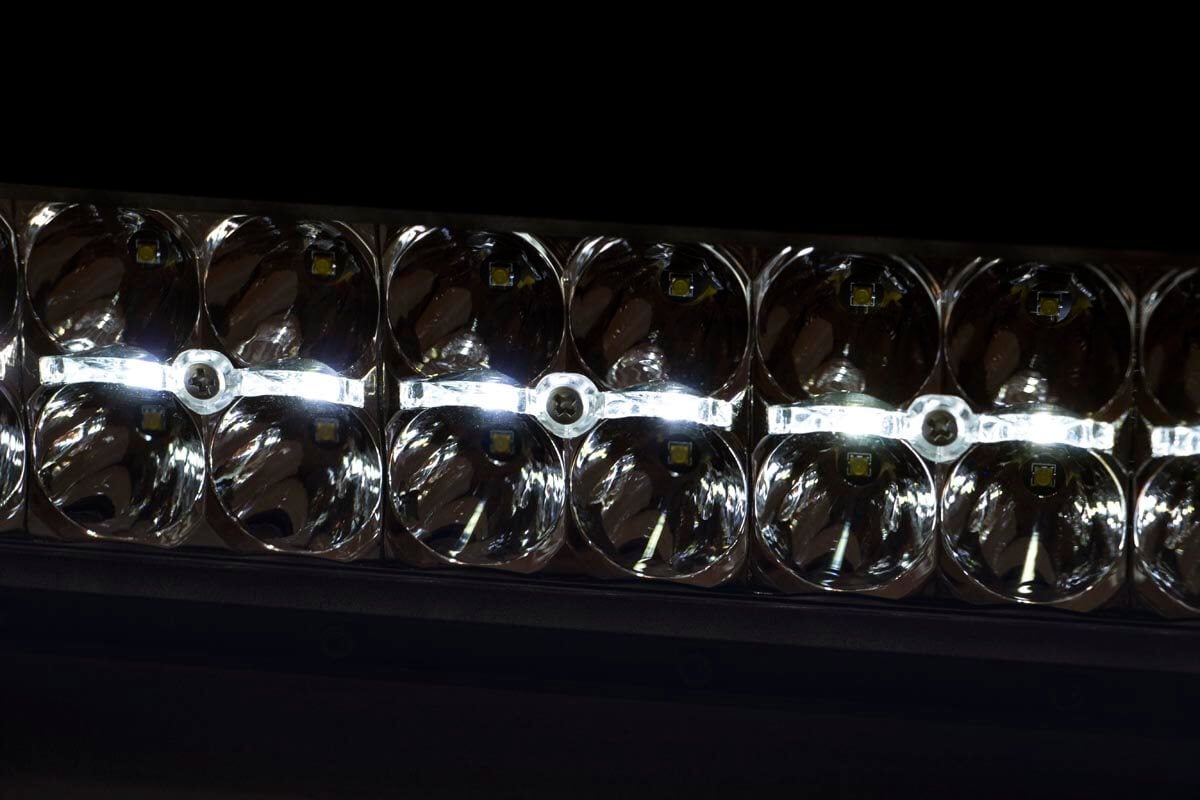 40 Inch Chrome Series LED Light Bar | Curved | Dual Row | Cool