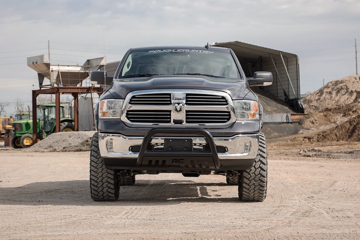 Black Bull Bar Ram 1500 2WD 4WD 2019 2024 Rough Country