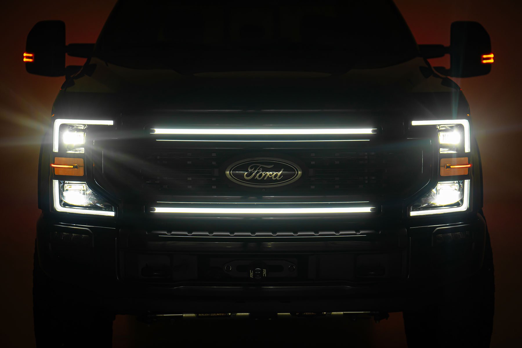 LED Light Kit | Grille Mount | 30 Inch DRL | Ford F-250/F-350 Super ...