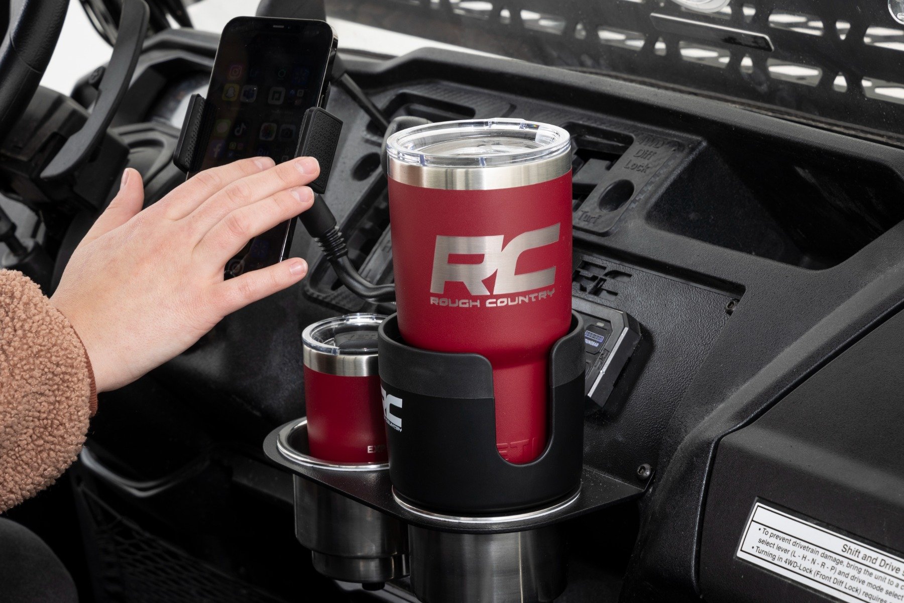 2 in 1 Expanding Cup and Phone Holder
