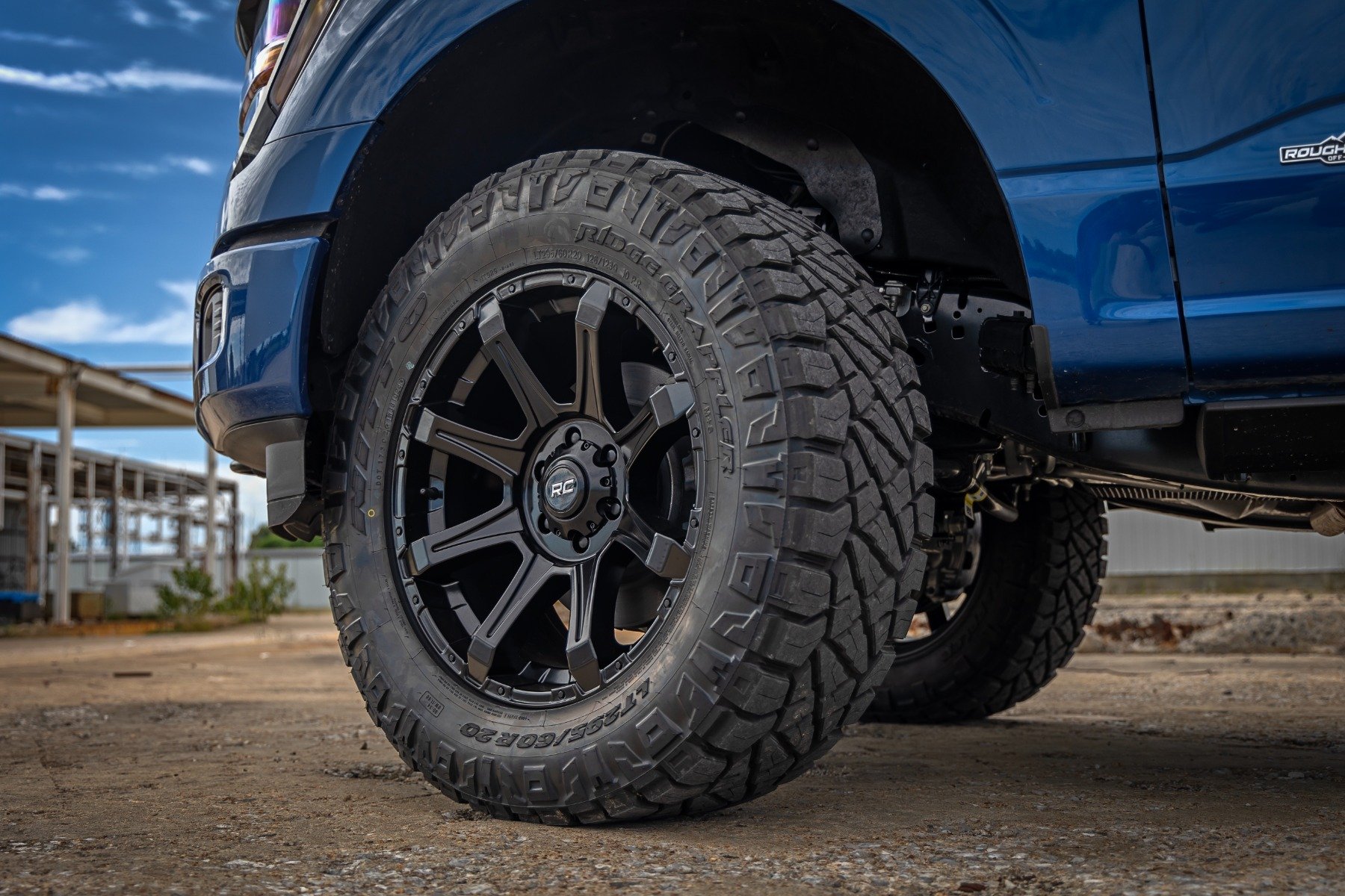 Rough Country 81 Series Wheel | One-Piece | Semi Gloss Black
