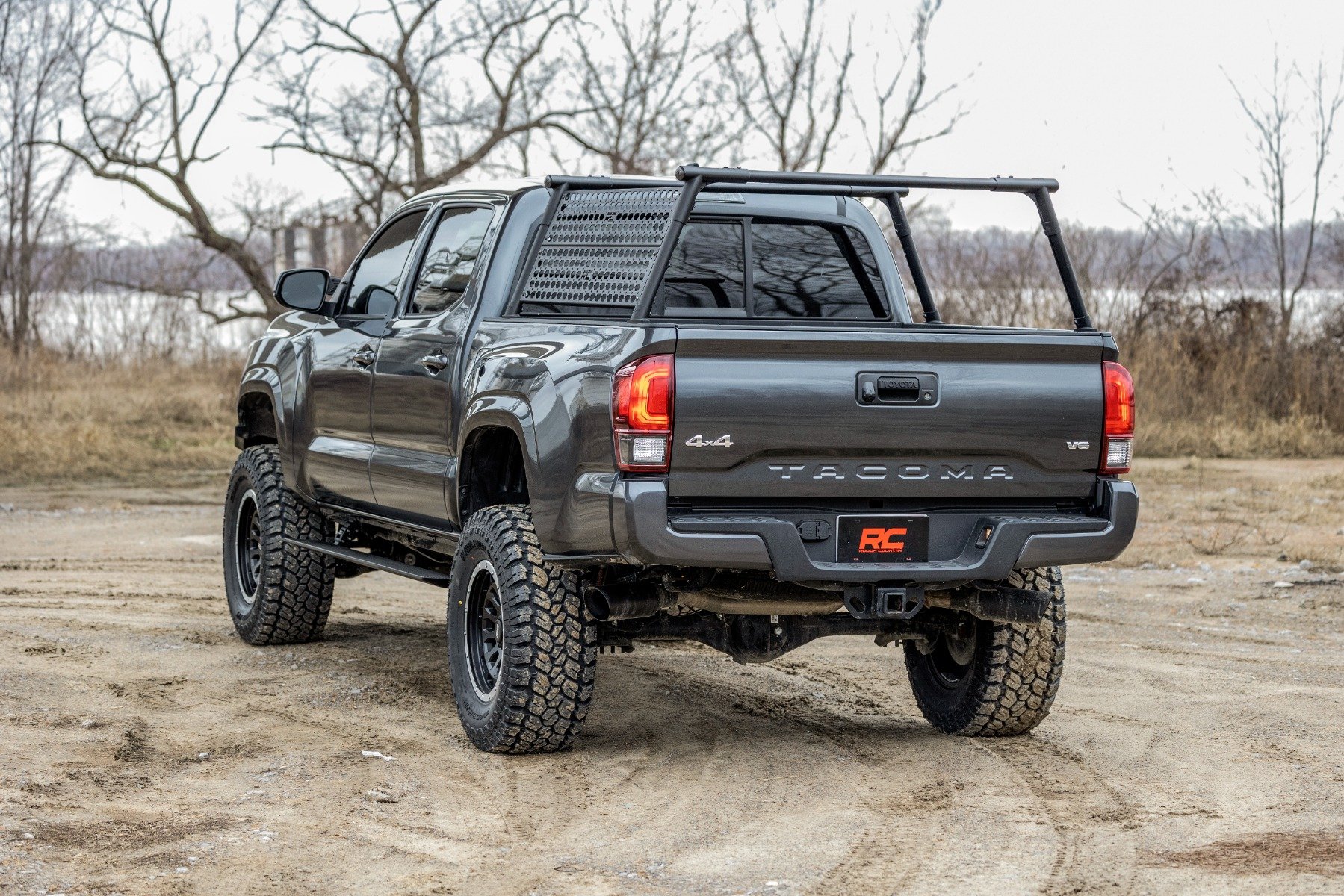 Power Running Boards Lighted Double Cab Toyota Tacoma 05 23 Rough Country