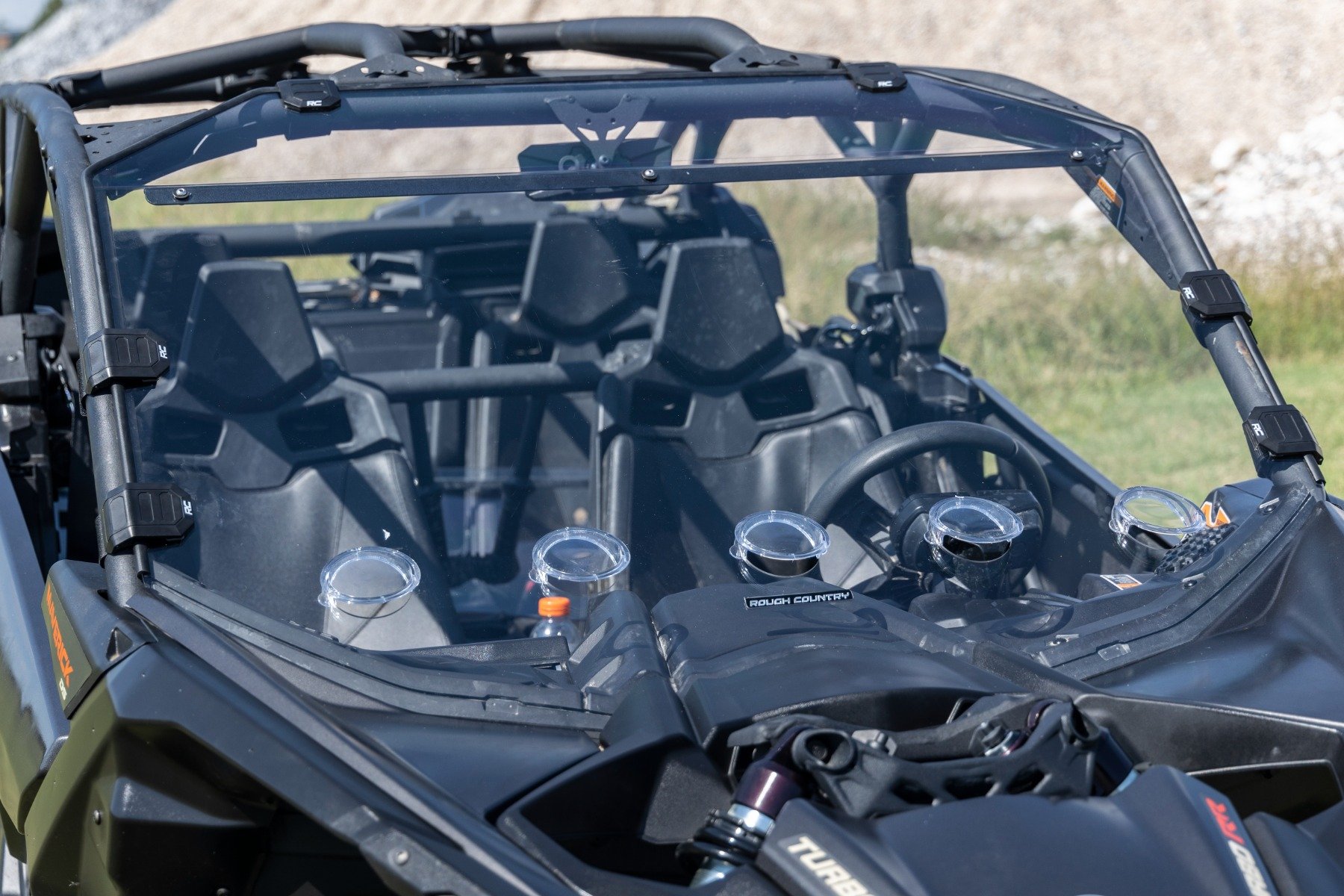Vented Full Windshield | Scratch Resistant | Can-Am Maverick X3