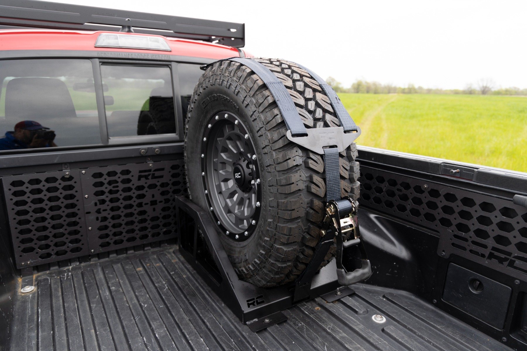 Bed Mount Spare Tire Carrier Universal Multiple Makes Models