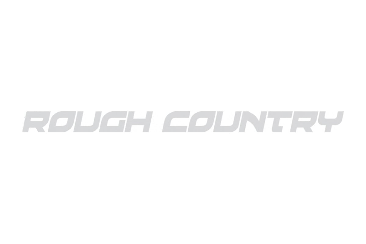 Rough Country Decal, 1/2 Inch x 8 Inch, Gray