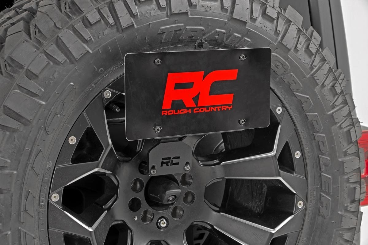 Jeep jk license plate relocation cheap light