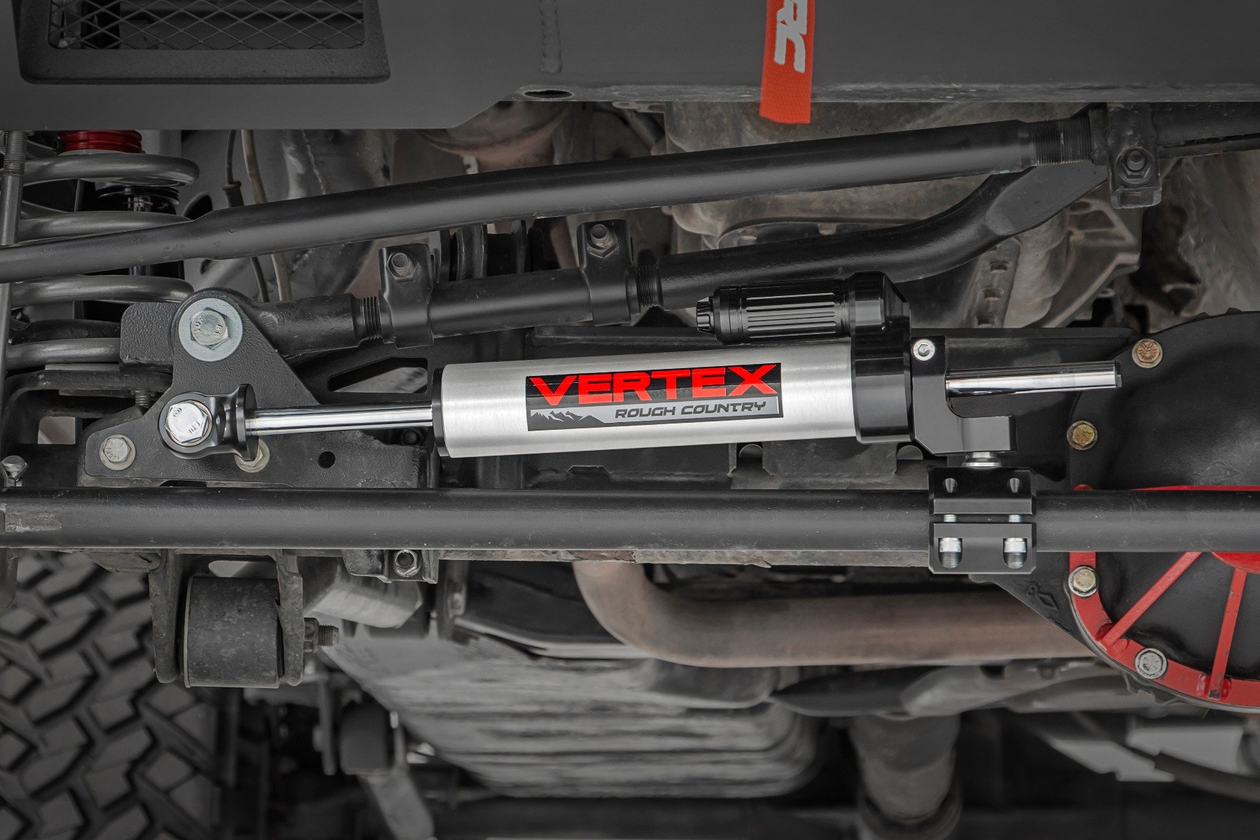 Vertex Steering Stabilizer | Pass-Through | Jeep Wrangler JK/Wrangler ...