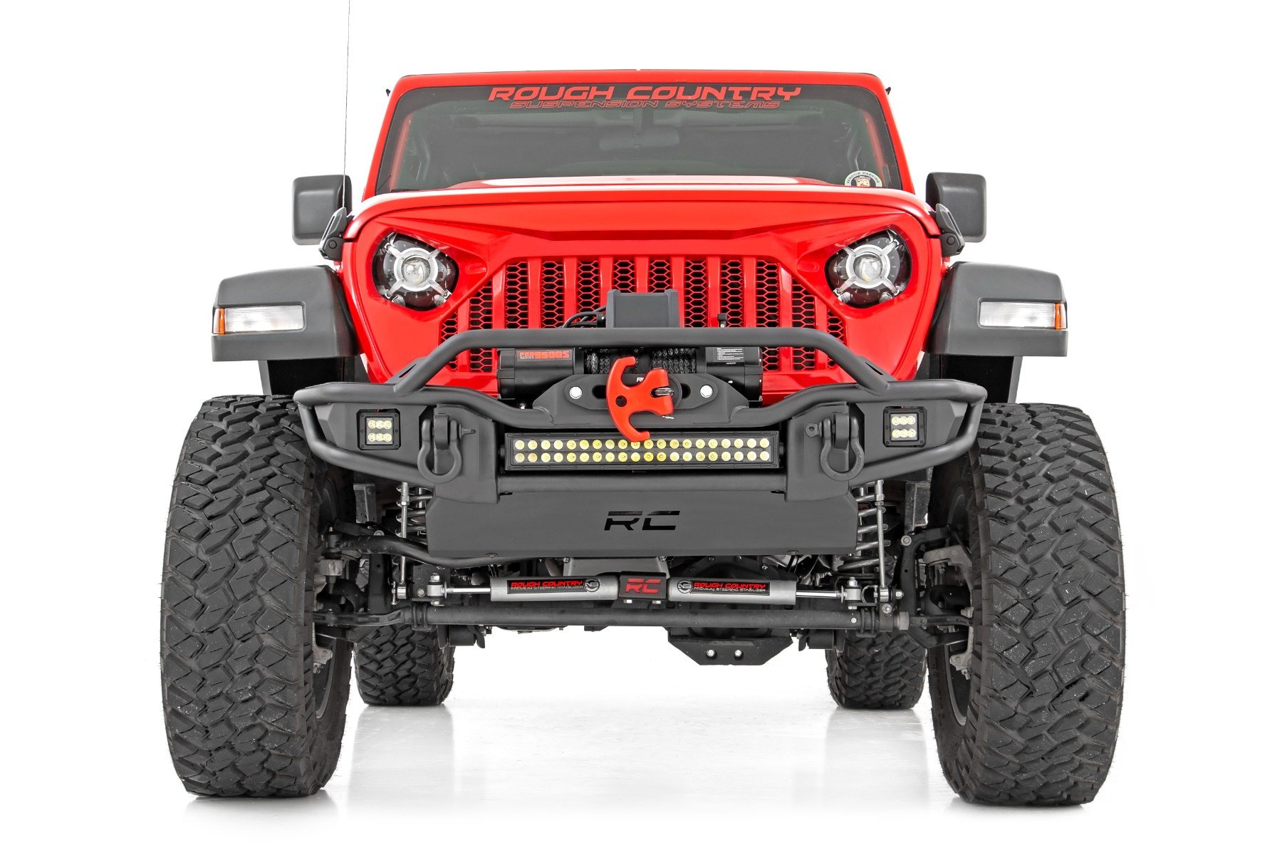 Front Winch Bumper | Tubular | Skid Plate | Jeep Gladiator JT/Wrangler JK &  JL